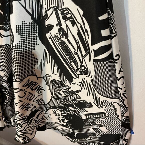 Just in Time USA Pop Art Lichtenstein Skater Dress, S/P. So cool! - Picture 15 of 16